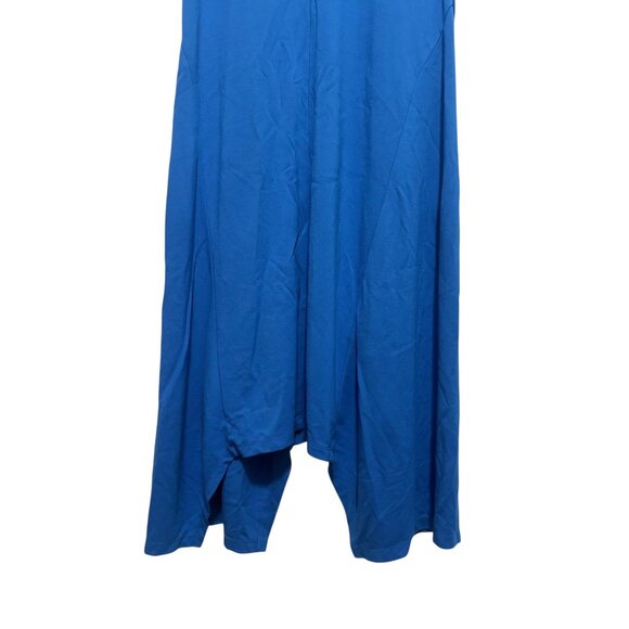 Soft Surroundings Asymmetrical Long Maxi Dress Womens XL Blue Lagenlook Coastal - Picture 12 of 12